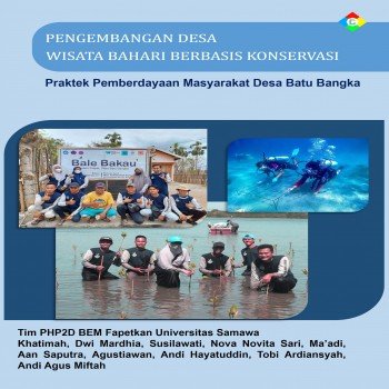 Pengembangan Desa Wisata Bahari Berbasis Konservasi